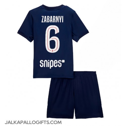 Paris Saint-Germain Illia Zabarnyi #6 Koti Peliasu Lasten 2025-26 Lyhythihainen (+ Lyhyet housut)